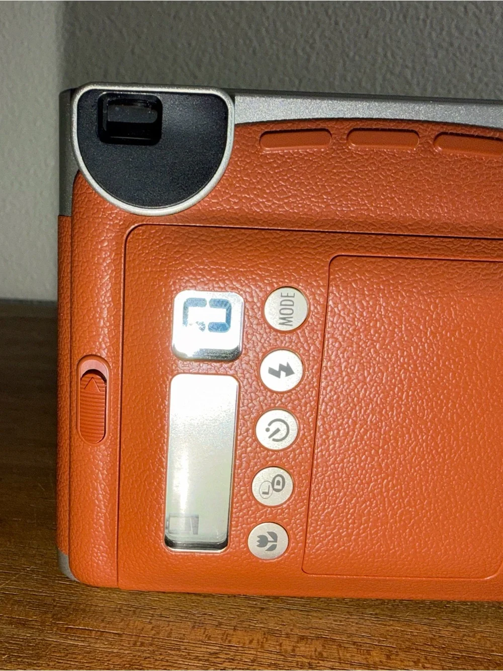 Fujifilm Instax Mini 90 Instant Camera in Orange and Silver